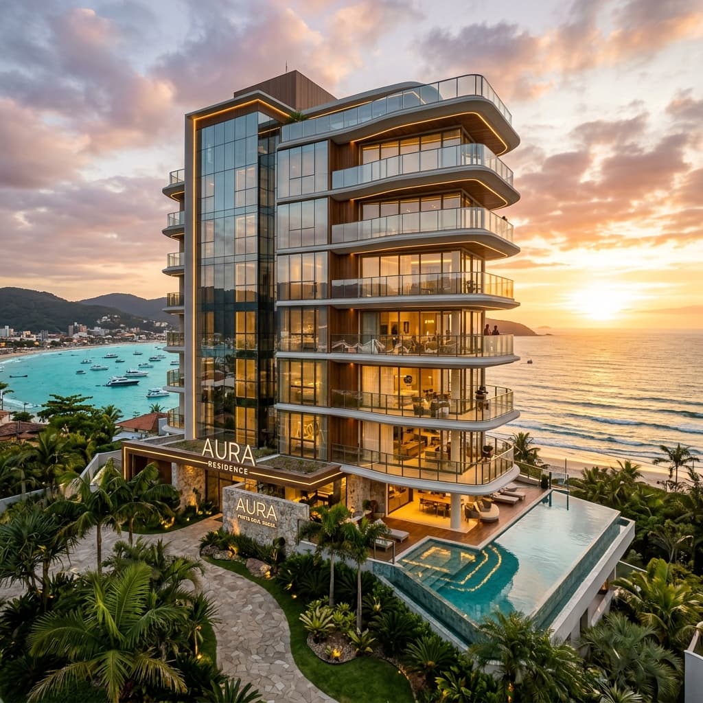 Aura Residence - Empreendimento imobiliário em Porto Belo